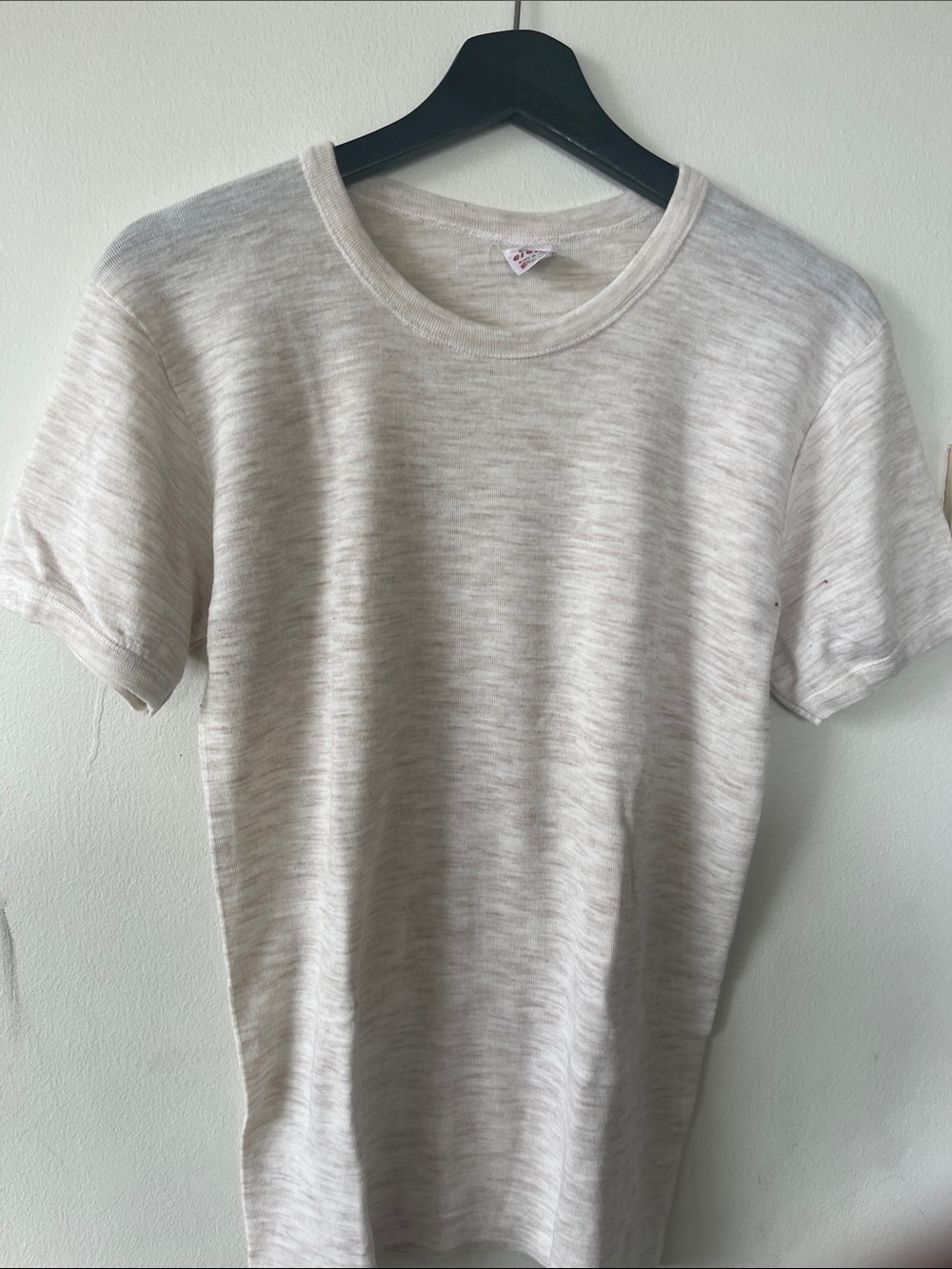 Neutral Heathered Short Sleeve Tee
